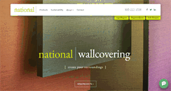 Desktop Screenshot of nationalwallcovering.com